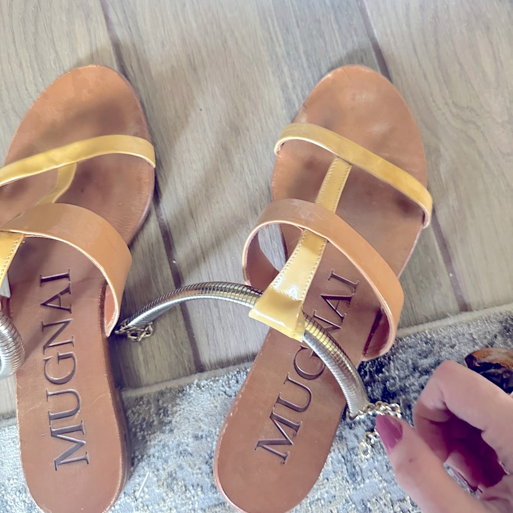 Beautiful designer sandals made in Italy - rare